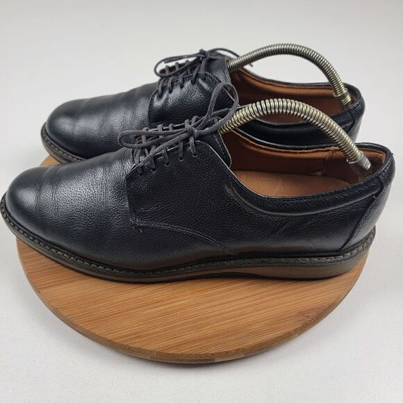 Allen Edmonds Wanderer Plain Toe‎ Oxfords Mens Black Dress Shoes Size 11.5 D main image 4
